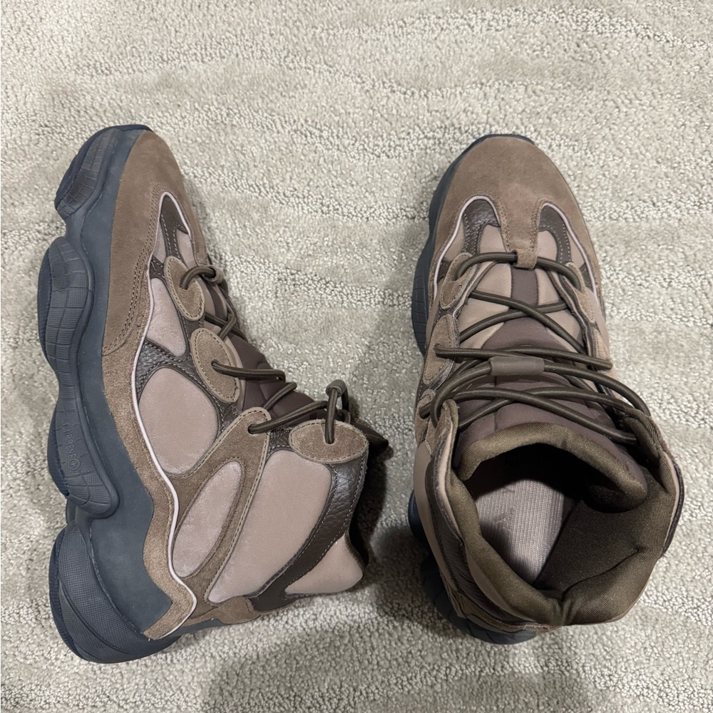 Adidas Yeezy 500 High Taupe Black Sneaker Size 12